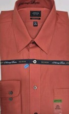 Arrow Classic Men's Dress Shirt 15 32-33 Long Sleeve Satin Non Iron NWT