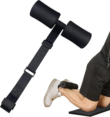 Nordic Hamstring Curl Strap Heimtraining Ausrüstung Locken Bauch Training Tür Bett etc UK