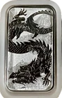 2023 Australian DRAGON Coin 1 oz .9999 Fine Silver Coin Bar BU PERTH MINT