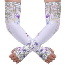 Garden Sleeves, Sun Protection Arm Cooling Sleeves for Gardening Women Men