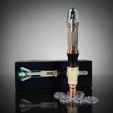 12th Doctor Who Sonic Screwdriver Metal Replica Wand Company Inspired Extendable