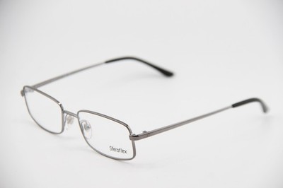 NEW SFEROFLEX 2285 268 SILVER BLACK AUTHENTIC FRAMES EYEGLASSES 52-18