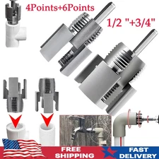 Integrated Internal & External Pipe Threading-Tool, PVC Pipe Threader Kit USA