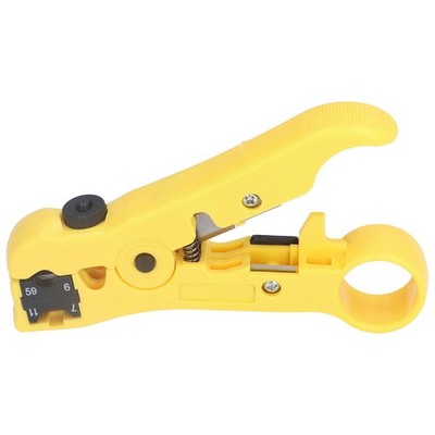 Coaxial Cable Stripper Multi Function Adjustable Manual Networks Strippers SET