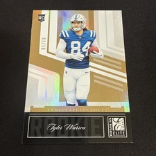2025 Donruss Elite Gold Tyler Warren #16 - 2007 ELITE ROOKIES 01/10 F190