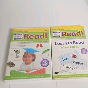 Your Baby Can Read Volume 3 DVD Early Language Development + Word Cards Set