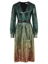 Mary Katrantzou Wrap Midi Dress UK8 in Multi RRP £1650