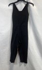 Fabletics Women's Black Performance Criss Cross Back Capri Jumpsuit Size S — photo 1