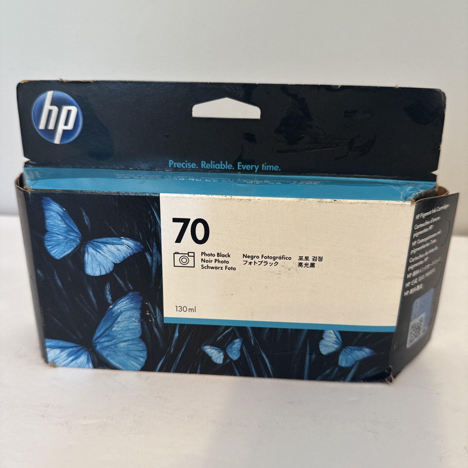 HP C9449A Genuine 70 Photo Black Ink Cartridge 130ml Expired-image
