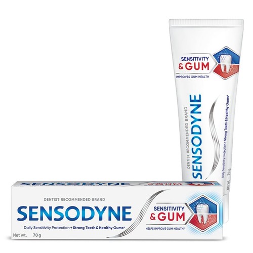 Sensodyne Sensitivity & Gum Toothpaste For Strong Teeth & Healthy Gums ( 70gX6 ) - Picture 2 of 8