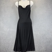 Sincerely Jules Slip Dress Large Sexy Cocktail LBD Dark Whimsigoth Club 90s Y2k
