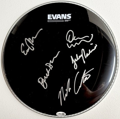 Blue Oyster Cult Signed Autographed 12” Inch Drumhead JSA COA All