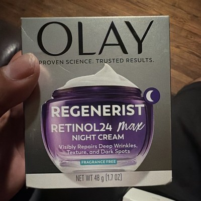 Olay Regenerist Retinol24 Max Night Cream Fragrance Free Retinol 1.7 oz