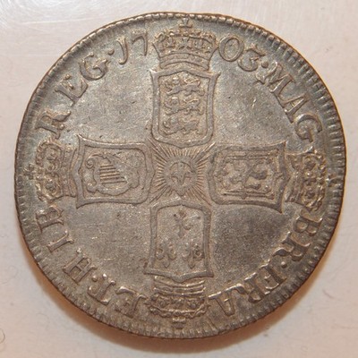1703 ''Vigo''  Great Britain shilling coin