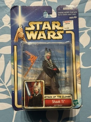 Star Wars Attack of the Clones Shaak Ti Jedi Master Static Figure Hasbro