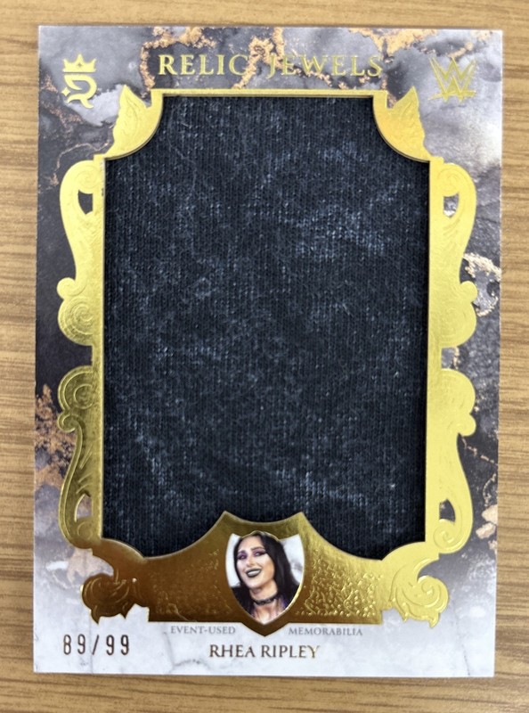 2025 Topps Royalty Relic Jewels Rhea Ripley Event Worn /99