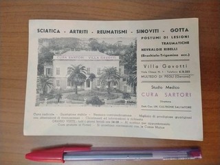 MULTEDO DI PEGLI VILLA GAVOTTI CURA SARTORI EPOCA