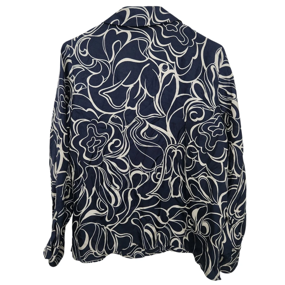 Camisa Weekend Max Mara Babila Silk-Twill Abotonada M Diseñador Tranquila Lujo Foto 2 de 4