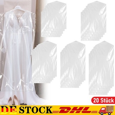 20 Stk Kleidersäcke Kleidersack Kleiderhülle Kleiderschutz Schutzhülle DHL