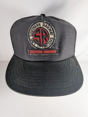 Vintage Southern Railway Safe Operations Eastern Division Cap Hat Snapback USA