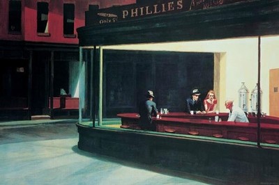 638520 Nighthawks Classic Edward Hopper Diner Late Night Wall Decor Poster