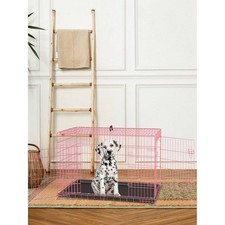 Small Dog Crate For Puppy 24 Inch Metal Wire Pet Dog Cage For Small Animals
