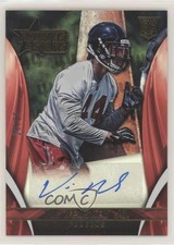 2015 Rookies & Stars Longevity Jersey Number Logo 18/25 Vic Beasley Jr Auto 9pd