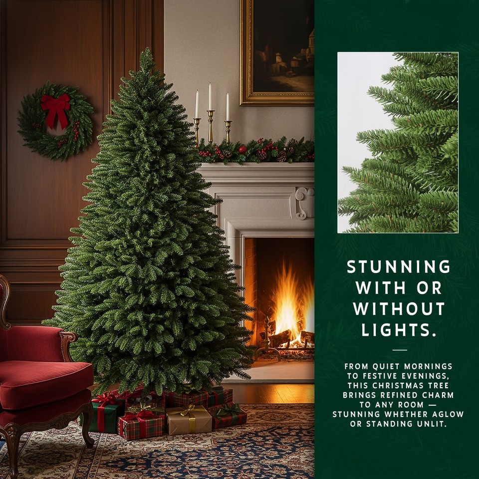 Balsam Hill Fraser Fir Artificial Christmas Tree PE PVC 6ft Prelit balsam-hill-fraser-fir-artificial-christmas-tree-pe-pvc-6ft-prelit