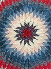 Contemporary Lone Star Quilt Top #2 Of 2, Nautical Prints, Excellent Condition — photo 8
