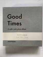 Large Black Photo Album  Good Times   A Coffee Table Photo Album -New 