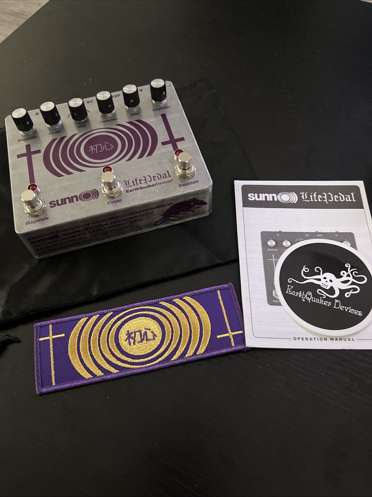 RARE EARTHQUAKER DEVICES SUNN O))) LIFE PEDAL V3 LINCOLN CENTER EDITION SIGNED