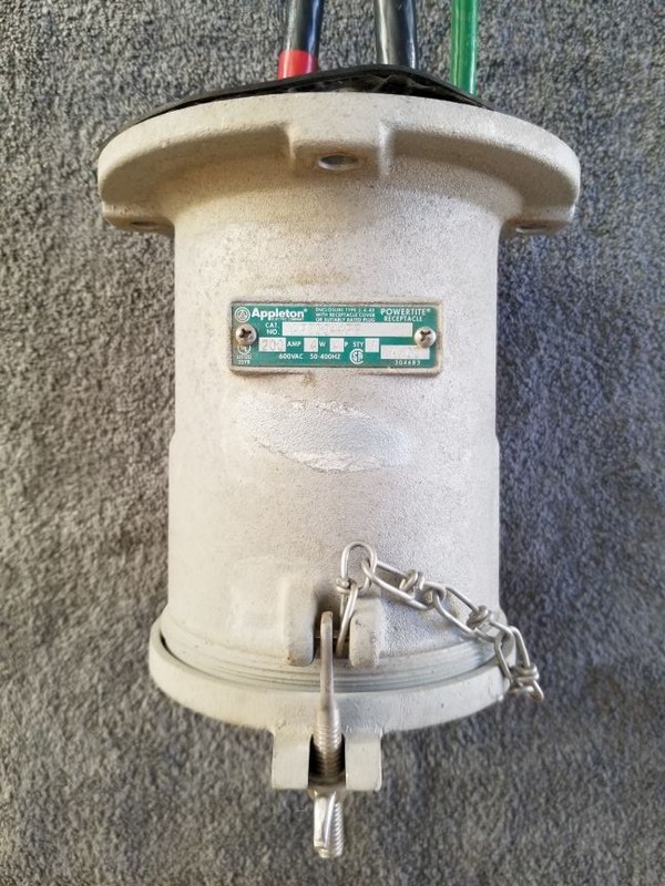 Appleton AR20044RS 200 Amp 600 Volt 4 Pole 4 Wire 3R  used