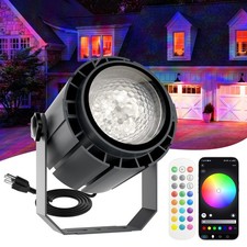 Ocean Wave Projector Light, 150W RGBW Color Changing Water Wave Light, LED Wa...