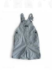 Oshkosh B'gosh Toddler Size 4T Blue Nautical Anchors Blue White Shortalls UNISEX