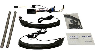 Custom Dynamics Low Profile LED Saddlebag Lights Smoke #CD-IND-SPR-V2-S Indian