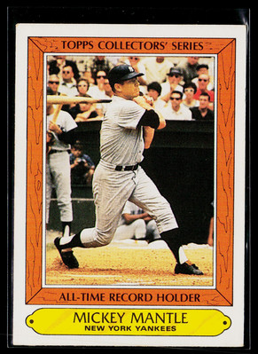 1985 Topps Woolworth All Time Record Holders #23 Mickey Mantle, EX , (HUCK'S)