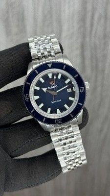 Rado Captain Cook Blue Dial Automatic Men s Watch Stainless Steel Date Swiss