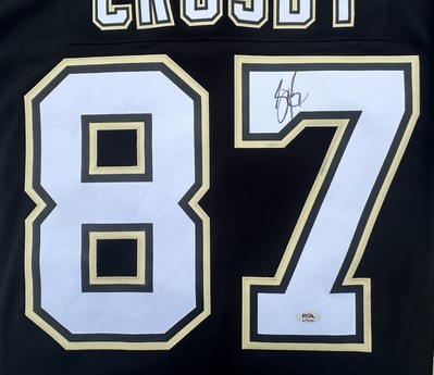 SIDNEY CROSBY #87 PITTSBURGH PSNGUINS SIGNED AUTHENTIC HOCKEY