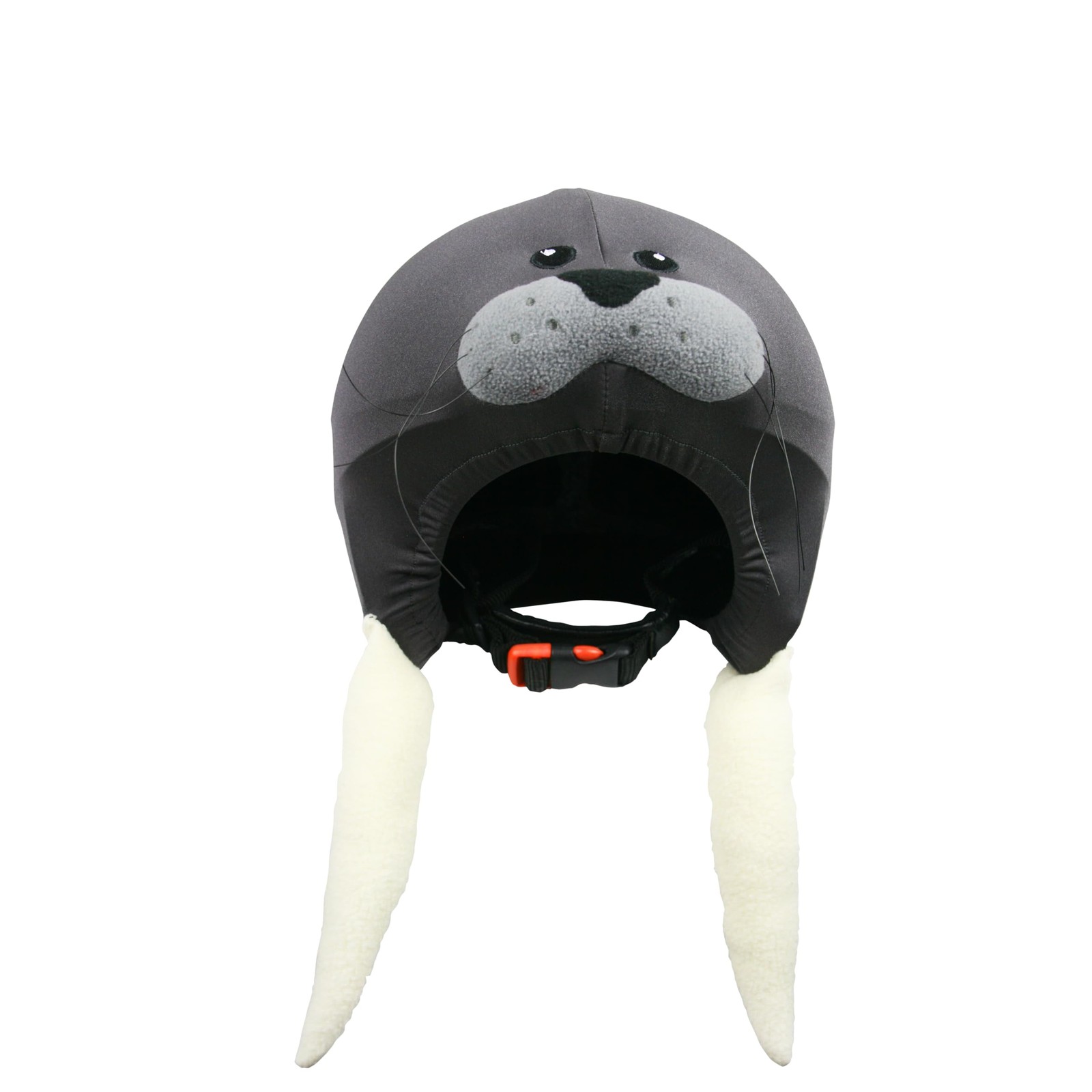 Couvre casque ski enfant universel Morse en tissu extensible ajustable