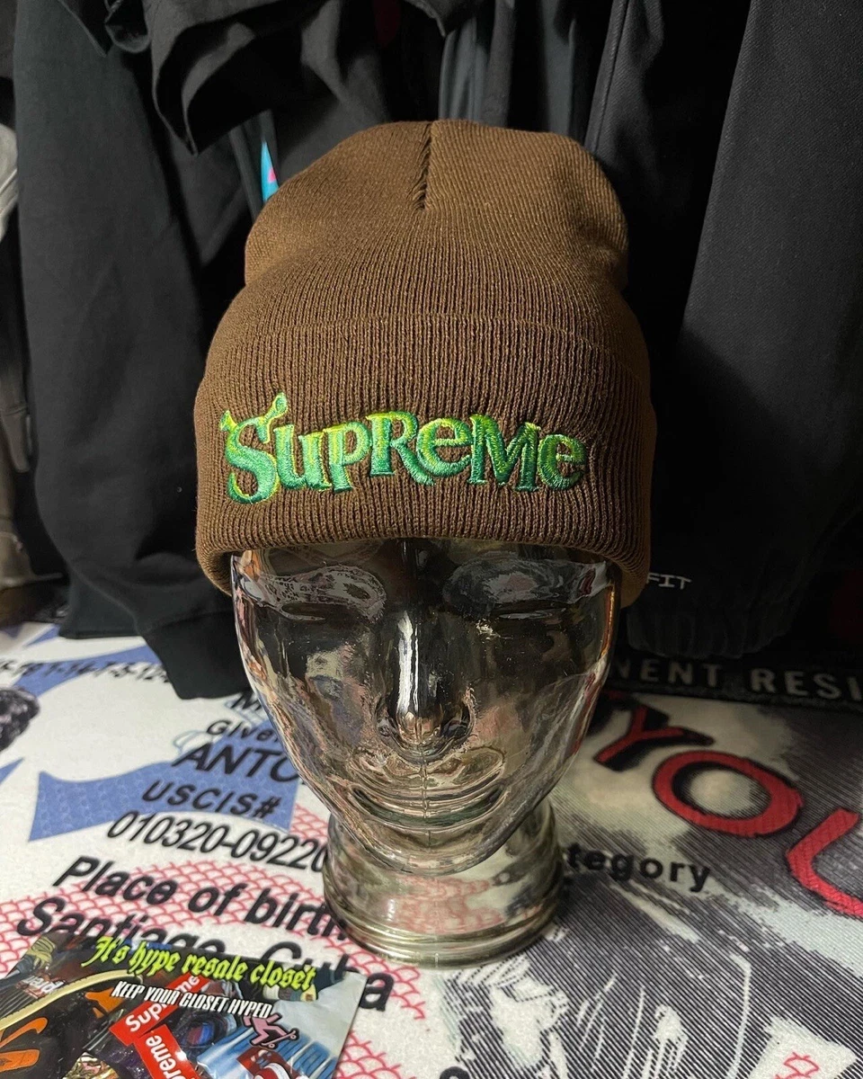 SUPREME SHREK BEANIE | eBay