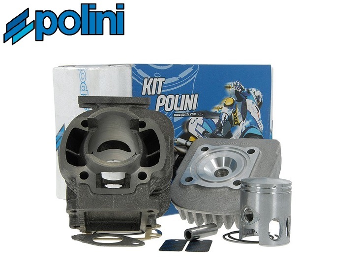 Cylindre piston Polini Sport 50cc en fonte pour réparer et booster un Yamaha Bw's