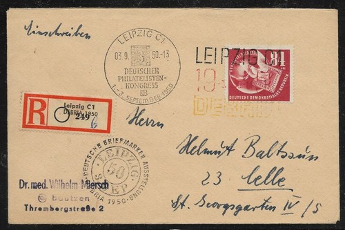 RDA franqueos individuales en cartas/tarjetas de Mi 242-297 SELECCIÓN (S3-B207- - Imagen 26 de 51