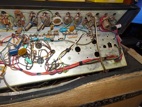 Vintage Magnatone Estey Custom M10 Amplifier - Incomplete - Parts Missing -AS-IS - Picture 15 of 18