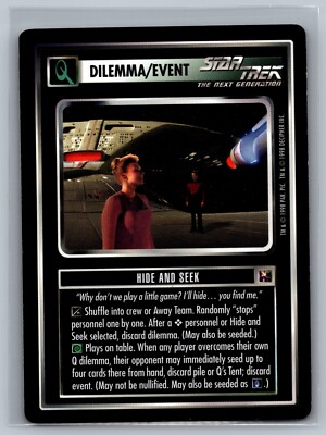 Star Trek CCG Hide And Seek Promo Card TCG Official Tournament Sealed Deck