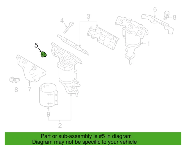 Paquete de 4 maniford originales Ford OEM con tuercas convertidoras W716011-S430 Foto 3 de 4