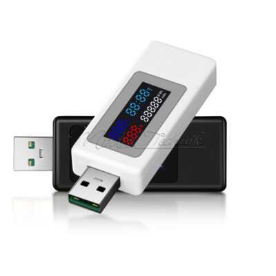 DC 4-30V USB Current Voltage Timing Power Capacity Tester LCD Display 0-6.5A