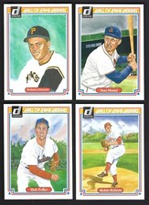 1983 Donruss HOF Heroes Lot (B) Clemente, Stan Musial, Bob Feller, Robin Roberts