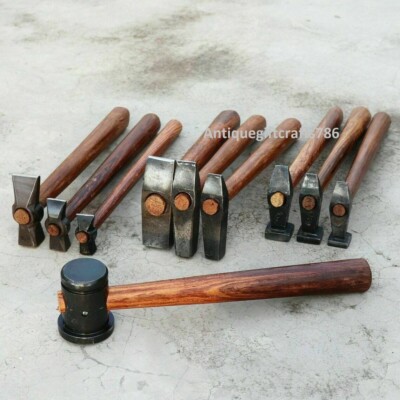Heavy Small Set of 10 Black Iron Hammer Blacksmith Useful Item