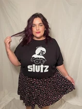 Slutz UNISEX T-SHIRT Utz  sizes small- 5 x  white, black ,or blue