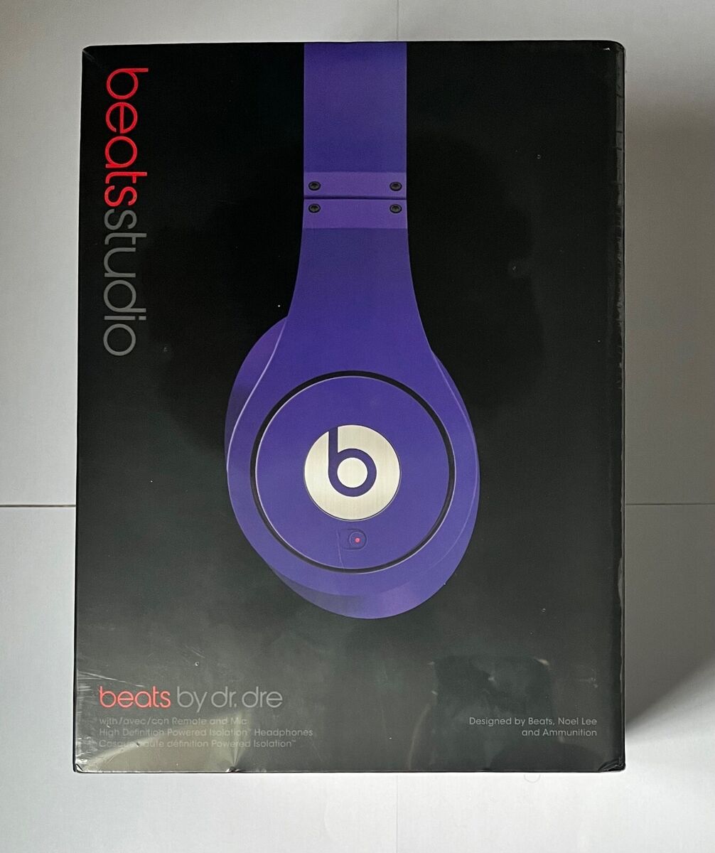 Beats by Dr. Dre Studio Over The Ear Headphones Purple Beats by Dr. Dre Studio Over The Ear Headphones Purple